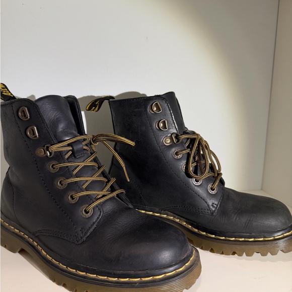 Dr. Martens Shoes - Vintage Dr Martin Black Leather Boots